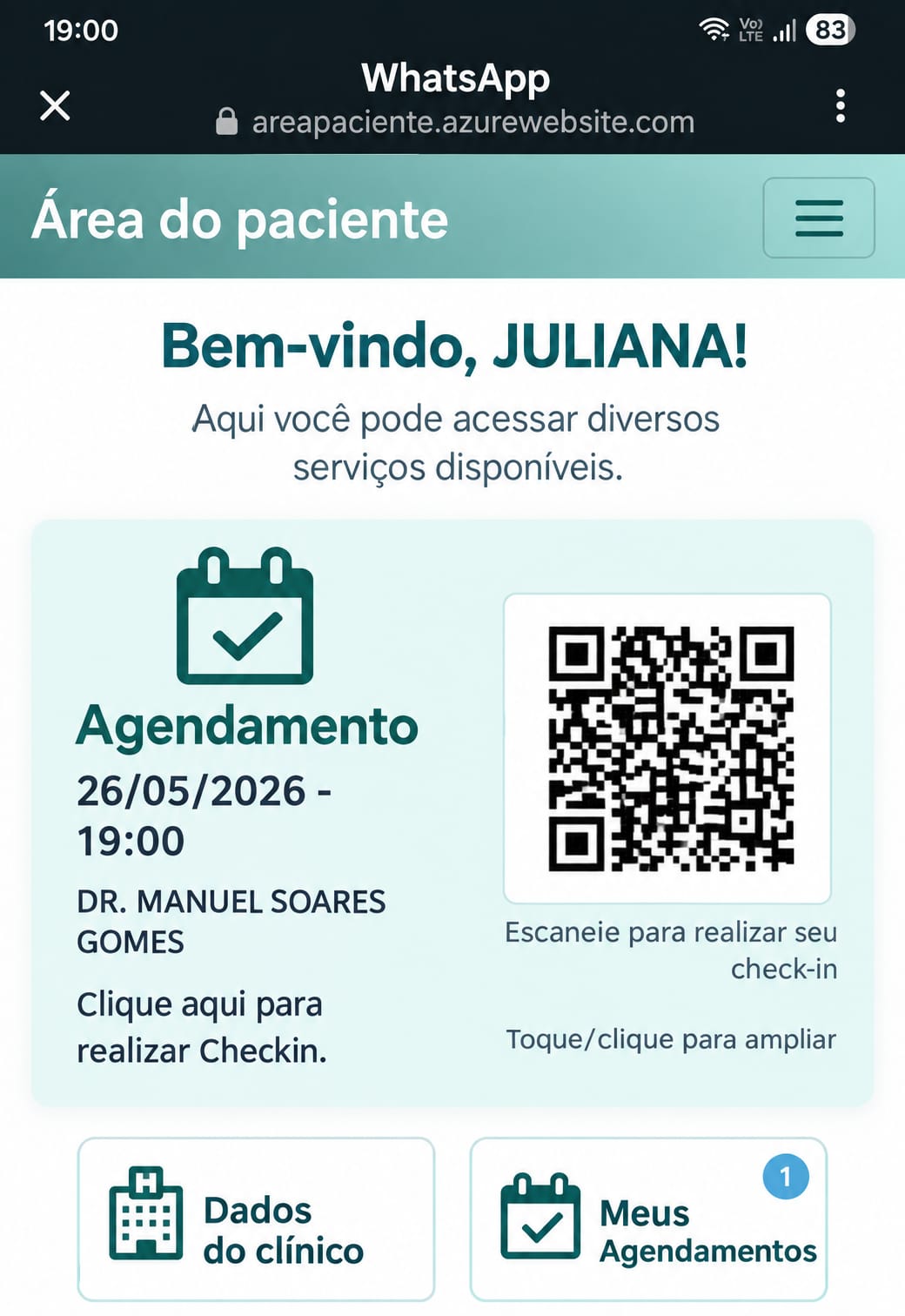 Check-in Inteligente Doctor's Office