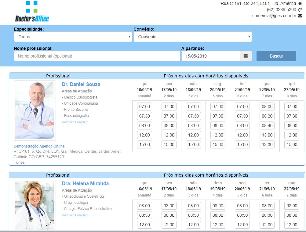 Agendamento Online